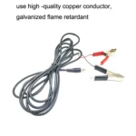 3m DC Battery Clip Line Male Head Rotary Crocodile Cable DC 12V/24V Universal Audio Connection Line - Image 3