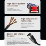 BAKU BA-601C+ Digital Display 2-In-1 Electric Soldering Iron Heat Exchanger Mobile Phone Maintenance Desoldering - Image 4