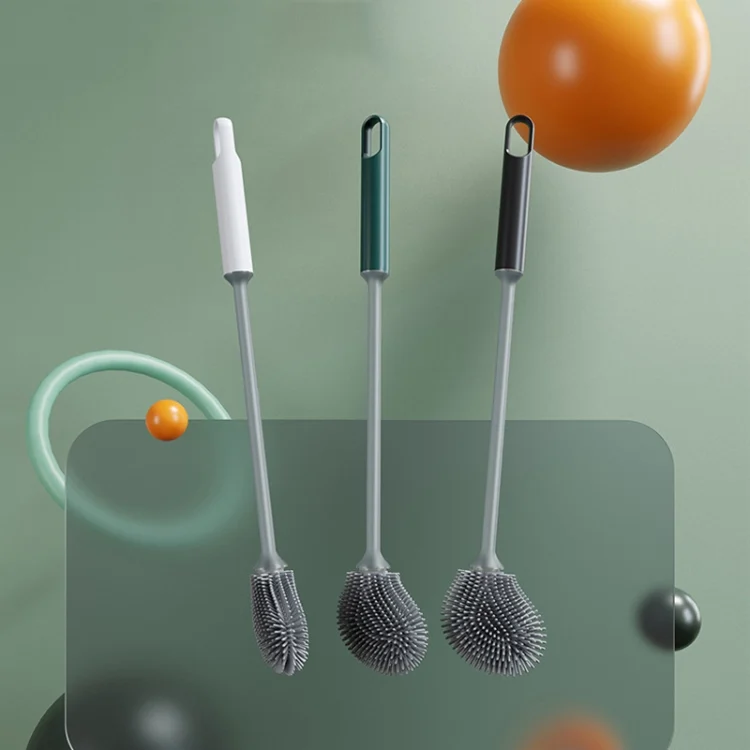 TBD06037696_B1.webp Long Handle Household Toilet Soft Rubber Toilet Cleaning Brush - Image 2