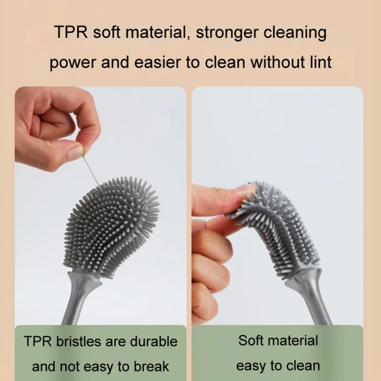TBD06037696_B2.webp Long Handle Household Toilet Soft Rubber Toilet Cleaning Brush - Image 3