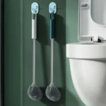Long Handle Household Toilet Soft Rubber Toilet Cleaning Brush - Image 8