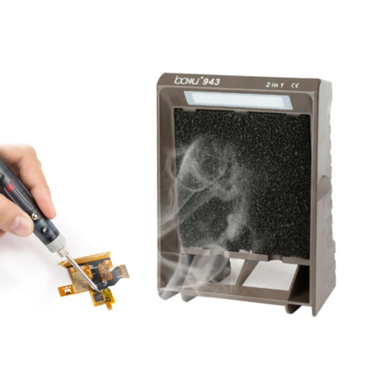 Baku BA-943 Soldering Fume Purifier with LED Light 30W Soldering Iron Welding Fume Exhauster