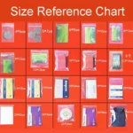 100pcs Perforated Ziplock Bag Thickened Transparent Packaging Bag Plastic Sealed Bag - Image 7