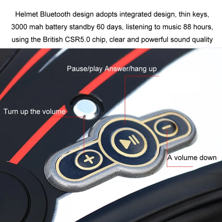 TBD06037732_B3.webp KUQIBAO Motorcycle Smart Bluetooth-compatible Sun Protection Double Lens Safety Helmet - Image 4
