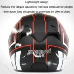 KUQIBAO Motorcycle Smart Bluetooth-compatible Sun Protection Double Lens Safety Helmet - Image 8