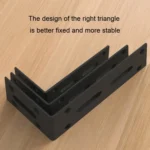 Thickened Angle Code Right Angle Hanging Cabinet Partition - Image 3