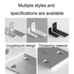Thickened Angle Code Right Angle Hanging Cabinet Partition - Image 6