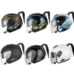 KUQIBAO Motorcycle Bluetooth Headset Double Lens Helmet With Braid - Image 2