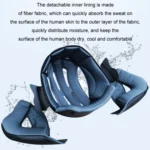 KUQIBAO Motorcycle Bluetooth Headset Double Lens Helmet With Braid - Image 7