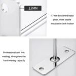 10pcs 4mm Thick Nail Wall Display Jewelry Hooks Single Wire Hook - Image 4