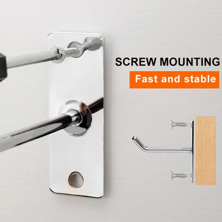 TBD06037760_B4.webp 2pcs 6mm Thick Nail Wall Display Jewelry Hooks Single Wire Hook - Image 5