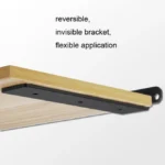 5mm Thick Triangular Bracket Bookshelf Partition Plate - Image 6