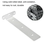 5.5mm Thick Stainless Steel Triangular Bracket Bookshelf Partition Plate - Image 3