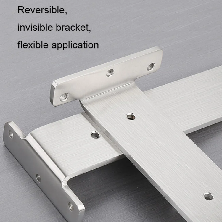 TBD06037776_B3.webp 5.5mm Thick Stainless Steel Triangular Bracket Bookshelf Partition Plate - Image 4