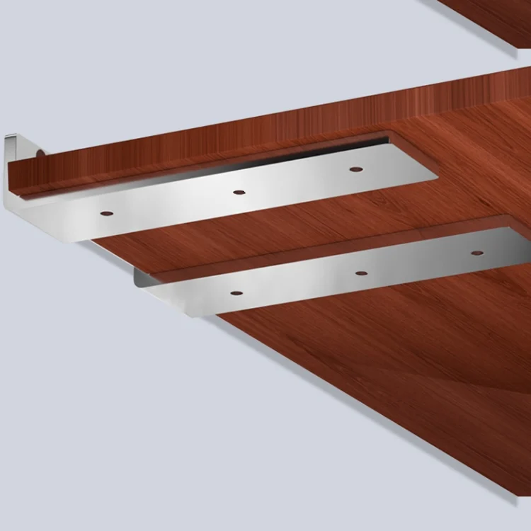 TBD06037776_B5.webp 5.5mm Thick Stainless Steel Triangular Bracket Bookshelf Partition Plate - Image 6