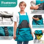 Oxford Fabric Picking Fruit And Vegetable Backpack Tool Apron - Image 5