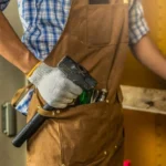 Heavy Canvas Carpentry Electrician Garden Workwear Apron - Image 6