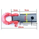 Solid Trailer Arm Off-Road Vehicle Rear Bumper Modified Traction Connector - Image 3
