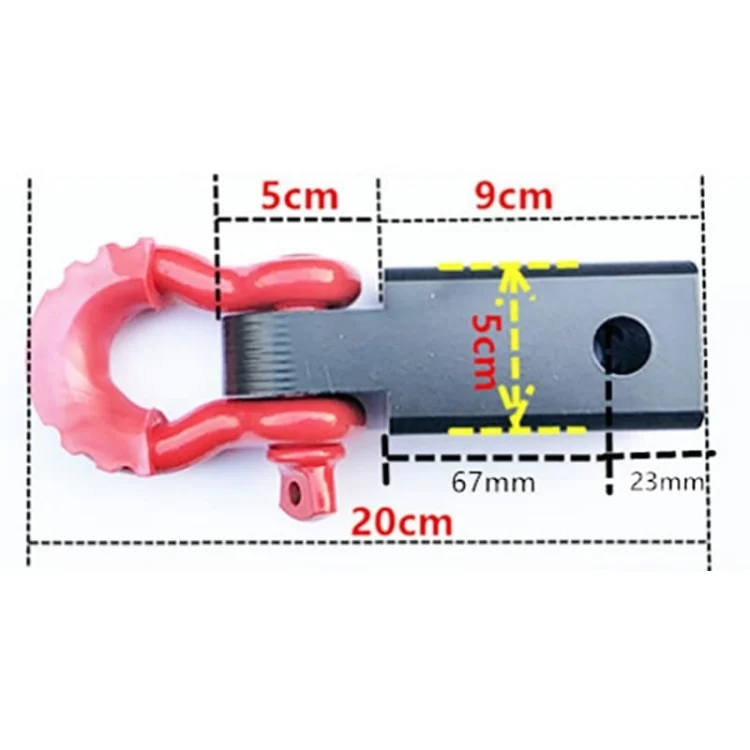 TBD06037801_B2.webp Solid Trailer Arm Off-Road Vehicle Rear Bumper Modified Traction Connector - Image 3