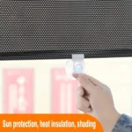 Suction Cup Telescopic Car Sun Protection Blackout Curtain - Image 6
