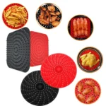 Air Fryer Reusable Silicone Liner Mat Non-Stick Steamer Pad Kitchen Accessories - Image 2