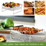 7 In 1  9-Inch Baking Cake Pan And Pizza Pan For 5.3-6.8qt Air Fryer - Image 6