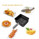6L Air Fryer Square Basket for Gowise COSORI Power Ninja and Other Fryer Ovens - Image 5