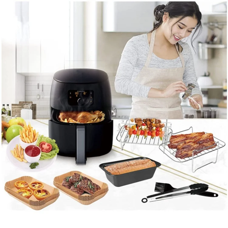 TBD06037875_2.webp For Ninja 3.7-4.2QT Air Fryer Accessories 6 in 1 Set - Image 3
