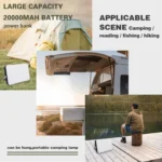 Outdoor Camping LED Light Waterproof USB Rechargeable Lighting - Image 14