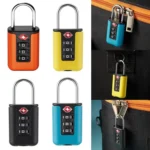 TSA Customs Code Lock Travel Luggage Lock Mini Contrast Color Design Combination Padlock - Image 2