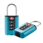 TSA Customs Code Lock Travel Luggage Lock Mini Contrast Color Design Combination Padlock - Image 3
