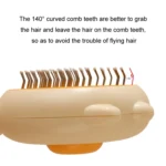 Pet Needle Combing Hair Cleaning De-frizz Brush - Image 3