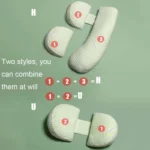 Pregnant Waist Support Side Sleep Pillow Multifunctional Removable Abdomen Pillow - Image 7