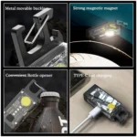 Outdoor Camping Multifunctional Solar Highlighted Mini Keychain Light - Image 6