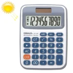 OSALO 10-digit LCD Screen Solar Dual Power Supply Desktop Calculator Mini Student Calculator
