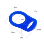 10pcs Dummy Pacifier Holder Clip Adapter Ring Button Style Pacifier Adapter - Image 3