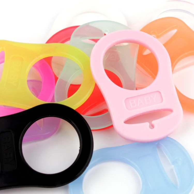 TBD06037950_B4.webp 10pcs Dummy Pacifier Holder Clip Adapter Ring Button Style Pacifier Adapter - Image 5
