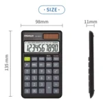 OSALO OS-403TV 10-digit LCD Screen Solar Dual Power Supply Mini Student Desktop Calculator - Image 3
