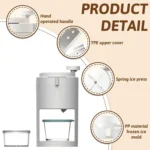 Manual Ice Machine Ice Crushers Household Ice Breaking Ice Blender - Image 5