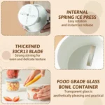Manual Ice Machine Ice Crushers Household Ice Breaking Ice Blender - Image 7