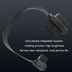 OBD2 Male to Female Tee Extension Cable OD16 16C Flat Cable - Image 5