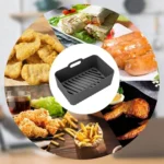 For Ninja DZ201 Air Fryer Silicone Liner Mat Reusable Basket Tray - Image 6