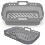 For Ninja DZ201 Air Fryer Silicone Mat Foldable Reusable Basket Tray