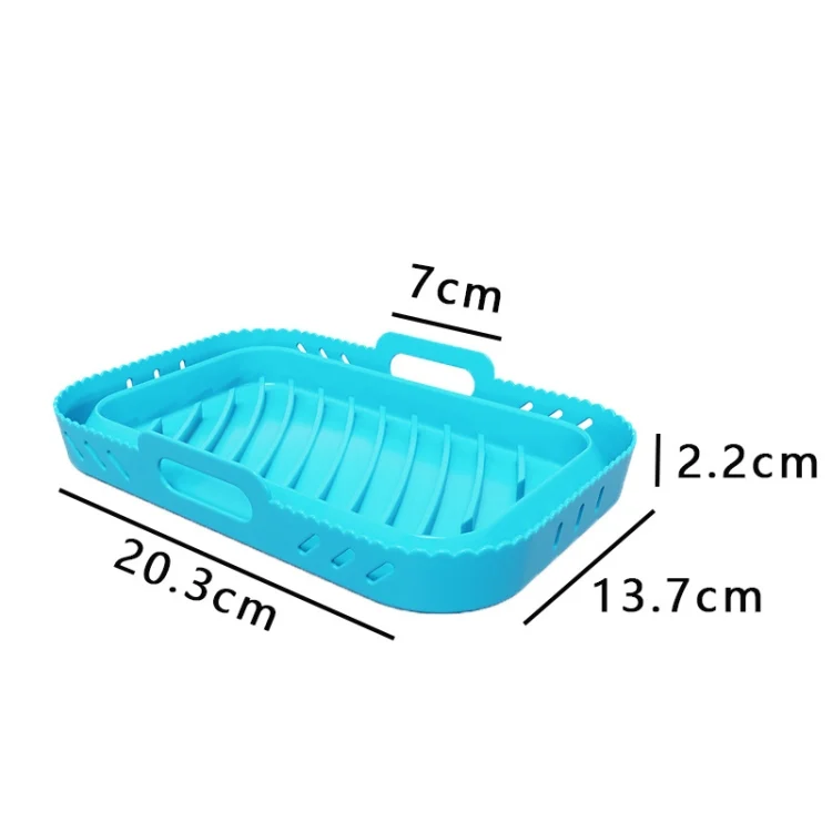 TBD06037998_B2.webp For Ninja DZ201 Air Fryer Silicone Mat Foldable Reusable Basket Tray - Image 3