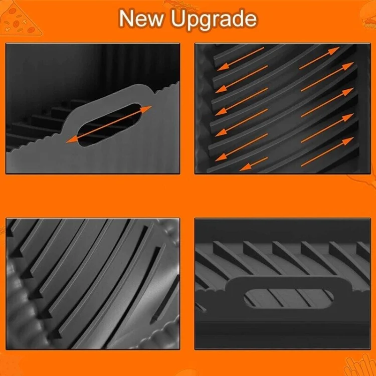 TBD06037998_B5.webp For Ninja DZ201 Air Fryer Silicone Mat Foldable Reusable Basket Tray - Image 6