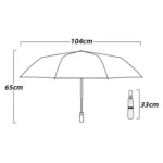 60 Bone Sunny Rain Dual-use Automatic Umbrella Wind-resistant Reinforced Sunshade UV Sun Umbrella - Image 2