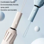 60 Bone Sunny Rain Dual-use Automatic Umbrella Wind-resistant Reinforced Sunshade UV Sun Umbrella - Image 6
