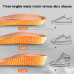 Boost Sports Insole Increased Shock Absorption Deodorant Super Soft Bottom Insole - Image 3