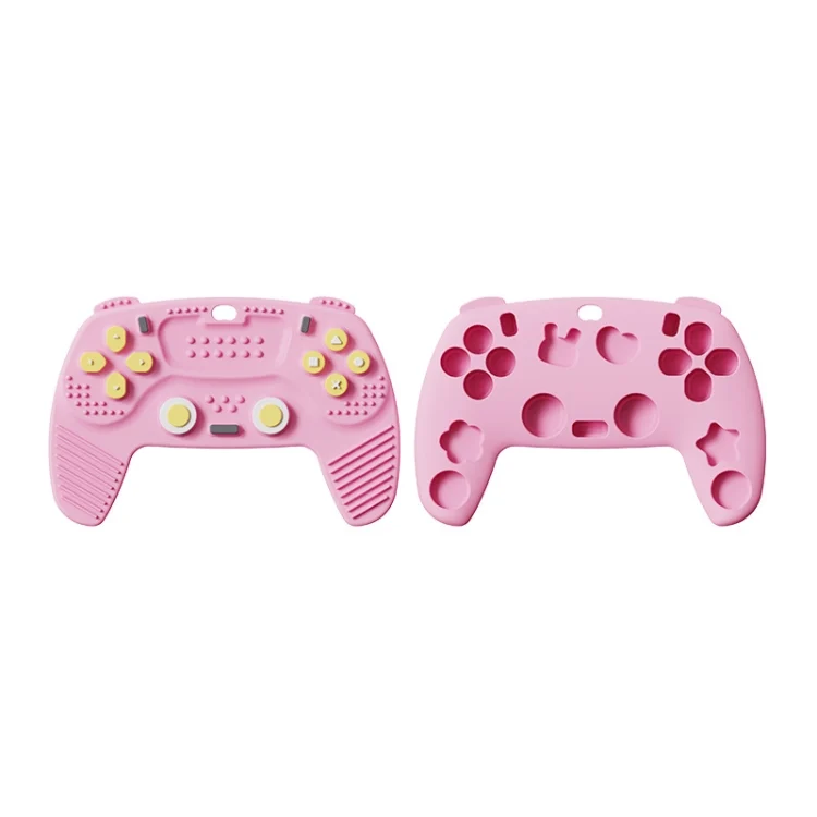 Silicone Game Pad Baby Teether Toys Chew Toy for Baby 6-12 Months