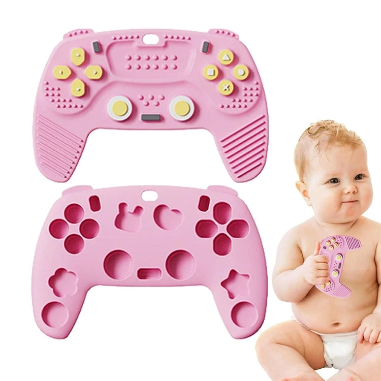 TBD06038025_B1.webp Silicone Game Pad Baby Teether Toys Chew Toy for Baby 6-12 Months - Image 2